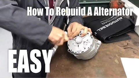 How To Rebuild A Alternator (EASY)