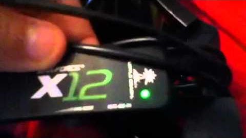 How to set up turtle beach x12 on a pc