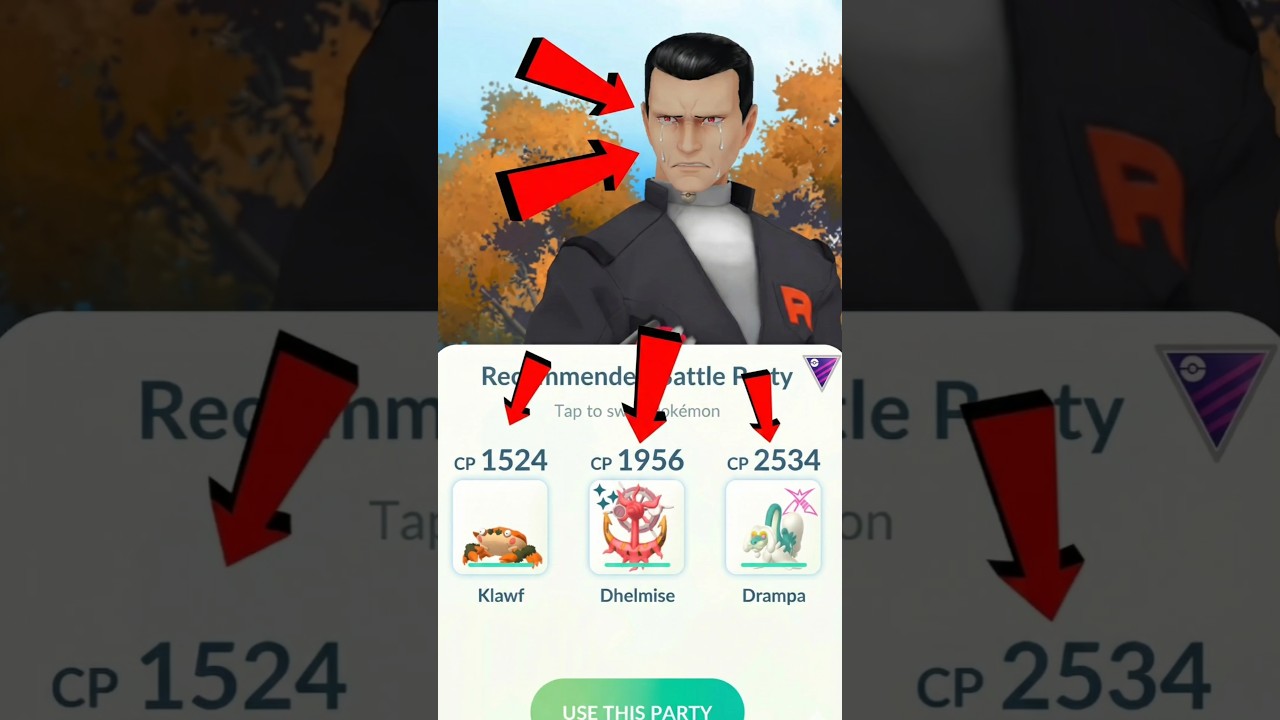 This Low Cp Random Pokémons Almost Destroy Giovanni 