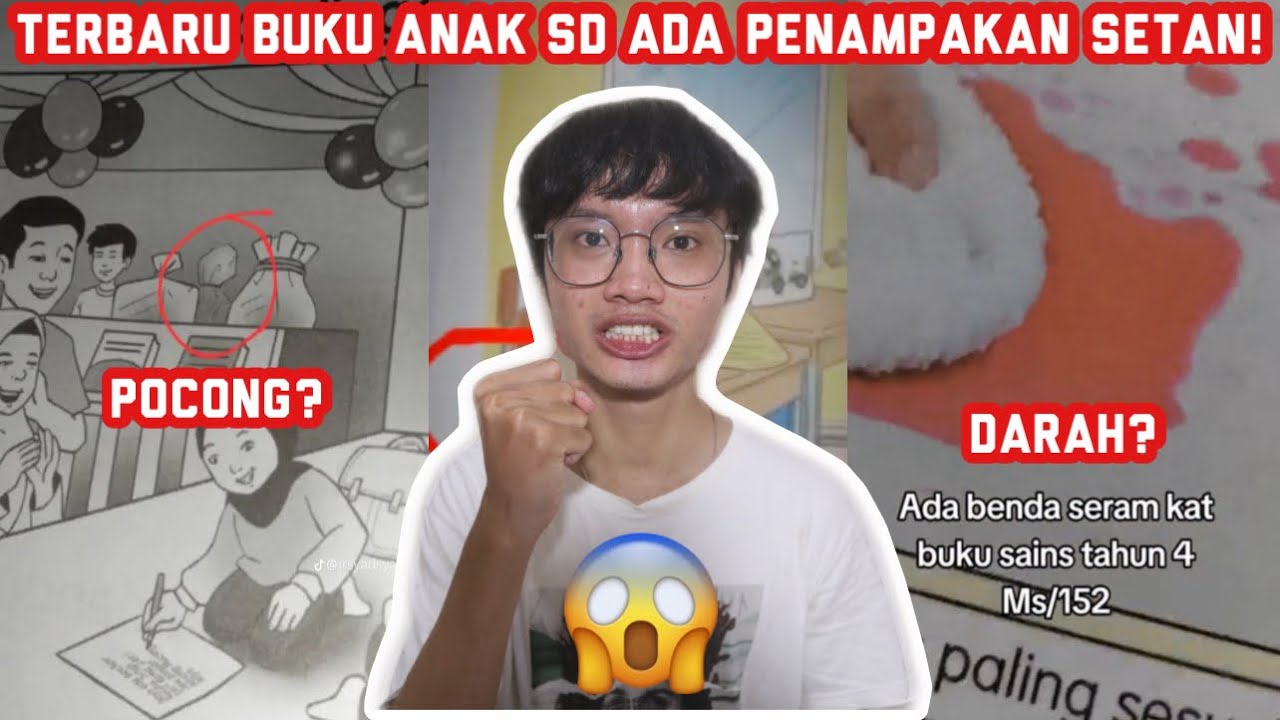 TERBARU BUKU SEKOLAH ANAK SD ADA PENAMPAKAN HANTUNYA!!? SEREM BANGET WOY