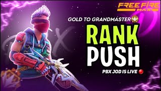 (Live)🔴NEW SEASON CSR RANK PUSH TO GRANDMASTER | Free Fire Max Live | Free Fire Live