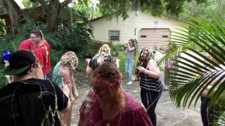 Graduation Party - Silly String Fight