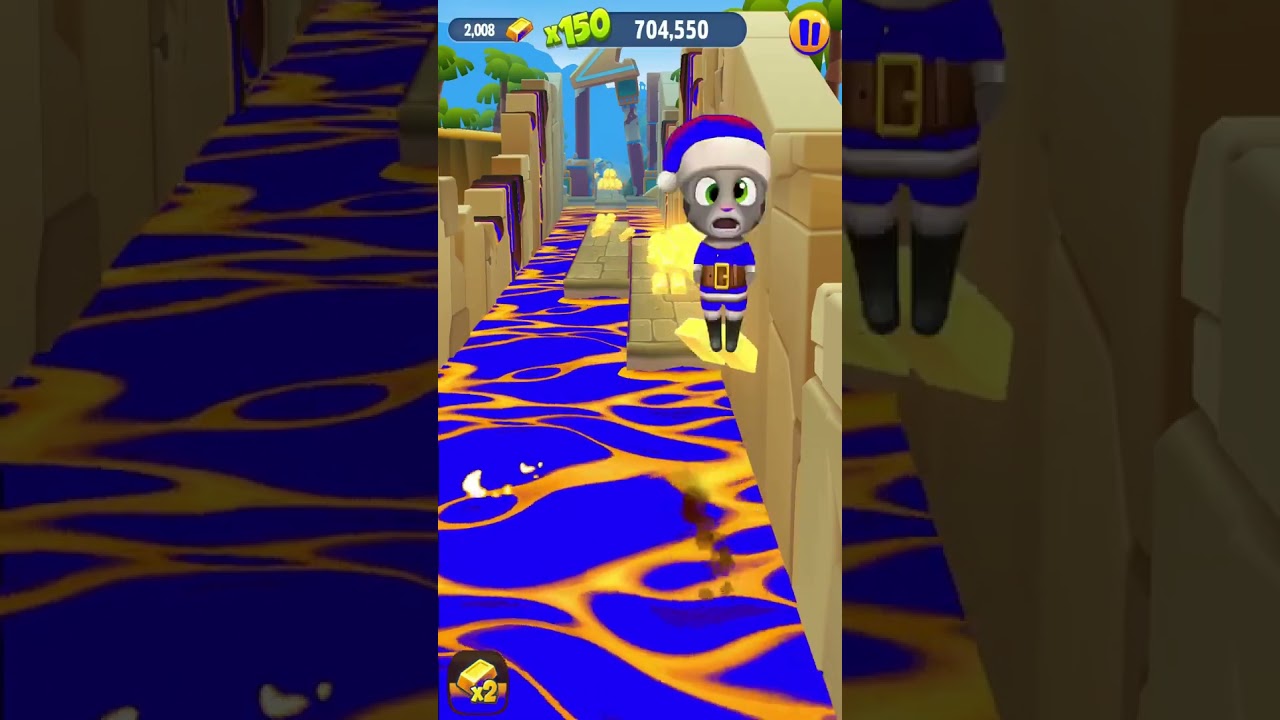 TAGW WITH RYAN VS TALKING TOM GOLD RUN ALL MIX CHARACTER MIX LAVA FUNNY FALLS #TagWithRyan