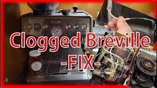 BREVILLE CLOGGED??? - How to unclog steam and hot water