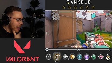 ohnePixel tried again to guess Valorant Ranks on Rankdle