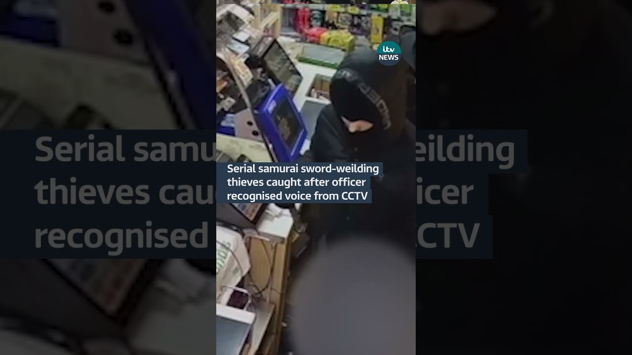 Serial samurai sword-wielding thieves caught after officer recognised voice from CCTV 