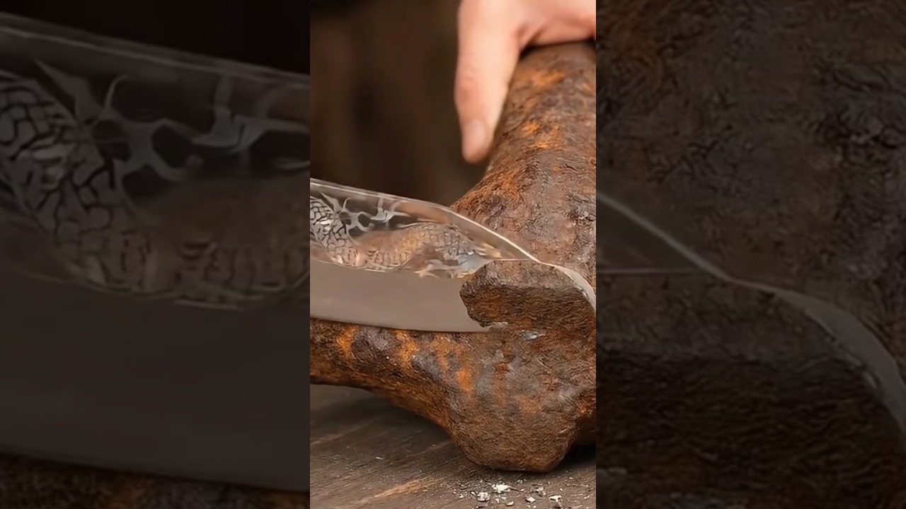 🎥 Metal Cutting ASMR: Knife Slices Through Metal Objects  