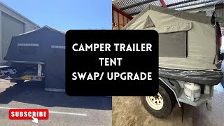 Camper Trailer Tent Swap & Reinstall The Upgrade screenshot 4