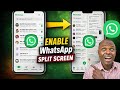 How to enable WhatsApp Split Screen (Hidden Setting you must turn on)