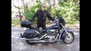 2004 Honda VTX 1300S (blue) #1491 Fallen Cycles Test Ride
