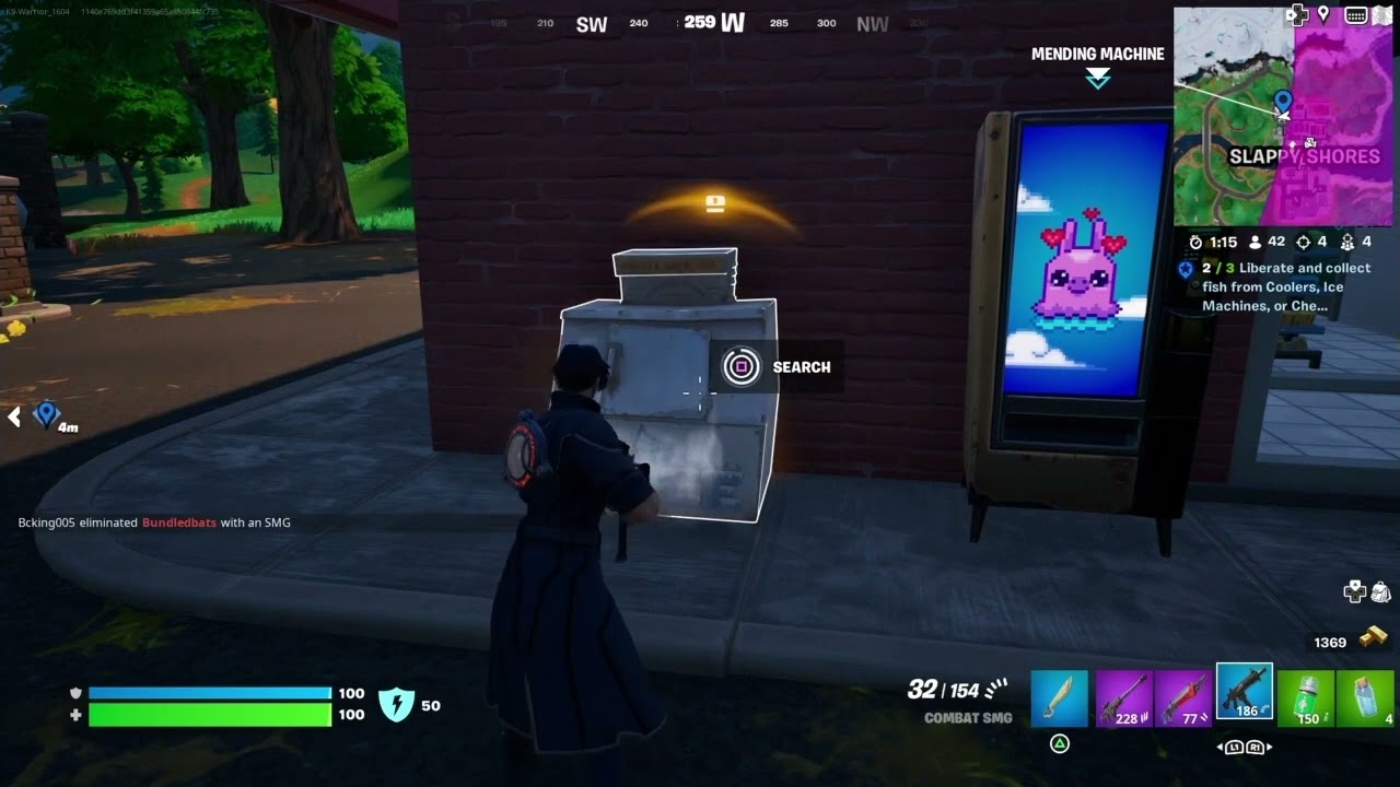 Liberate and collect fish from Coolers, Ice Machines, or Chests