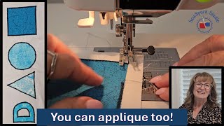 Applique Techniques - Satin Stitching Simple Shapes on the Sewing Machine