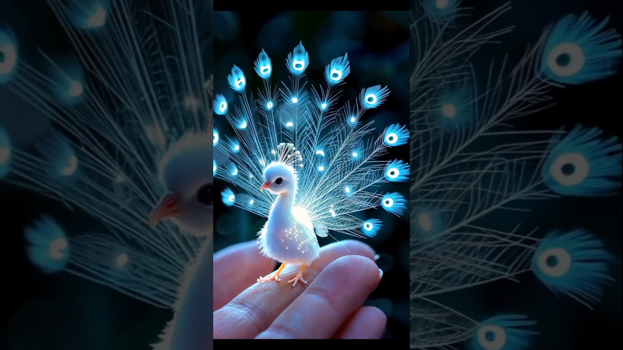 Heavenly little peacocks