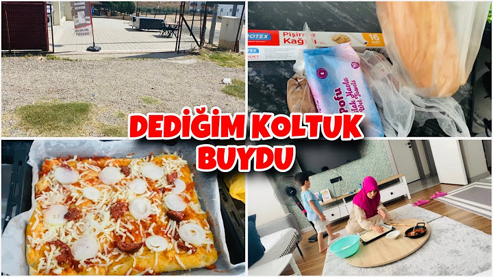 DEDİĞİM KOLTUK BUYDU-ÇOCUKLARIMI SEVİNDİRDİM♥️PİZZA YAPTIM