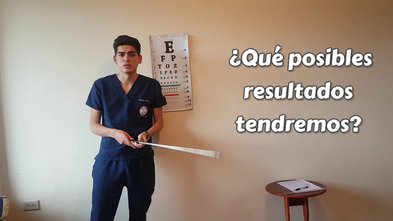 Examen de agudeza visual