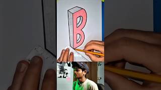 amazing drawing part 12 😳#3danimation #3ddrawing #3dletterdrawing #trendingshorts #explore #artist