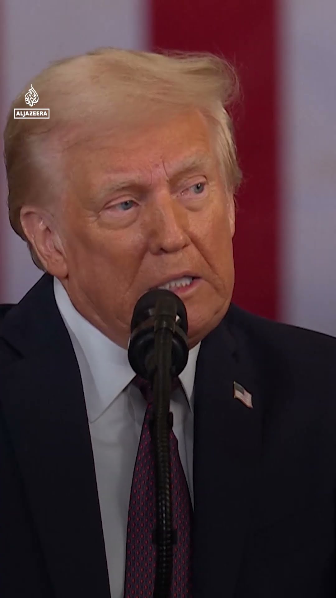 Trump gives preview of next four years as president | AJ #shorts