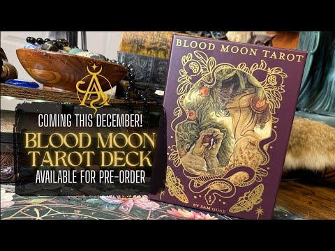 Blood Moon Tarot Walkthrough Review Ethereal Watercolor Deck By Sam Guay