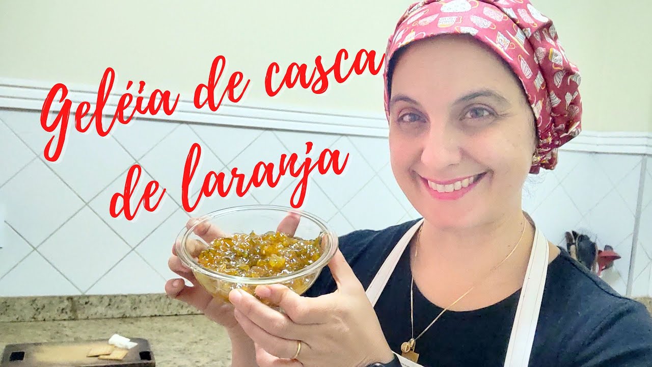GELÉIA DE CASCA DE LARANJA - MUITO BOA! 