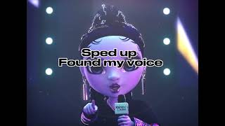 Sped up found my voice by glitch (SHADOW-HIGH)