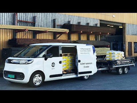 Varebiltest av Maxus e-Deliver 5: Laster mye og trekker tungt for pengene