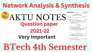 network analysis synthesis question paper /network anal... | Doovi