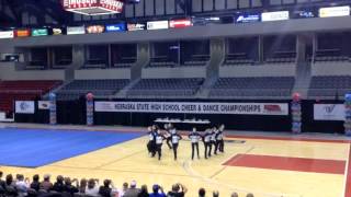 HHS Dazzler Dance Team 2013 State Pom Routine