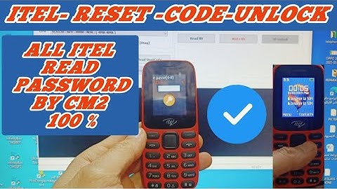 👨‍🔧 ITEL 2171 /2173 RESET CODE/PIN/UNLOCK🔓REMOVE/Read password🔐 By CM2 done 1000 %☑️