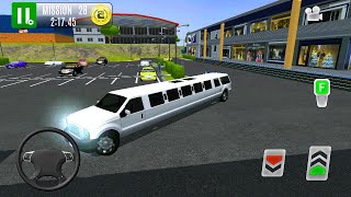 Luxury Limousine Car Parking - Driving Grand White Limousine Luxury Car | Android Gameplay screenshot 3