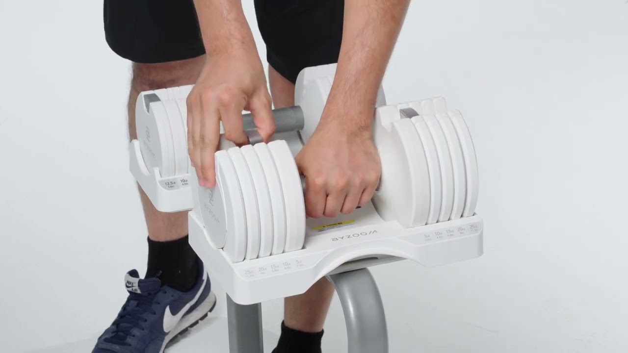 Pure Series 11.3KG (25LB) Dumbbells Bundle (white