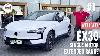 Volvo EX30 Single Motor ExR Ultra Długi dystans początek test PL Pertyn Ględzi