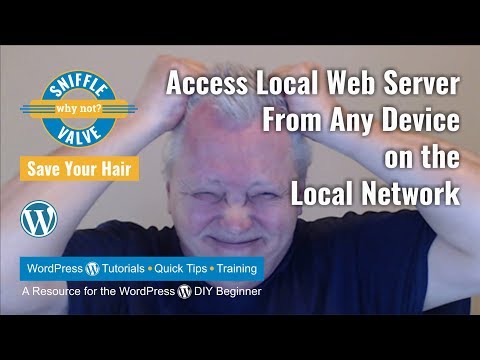 Other - Access Local Web Server From Any Device on the Network