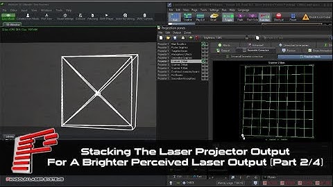 Stacking The Laser Projector Output For A Brighter Perceived Laser Output • Part 2/4