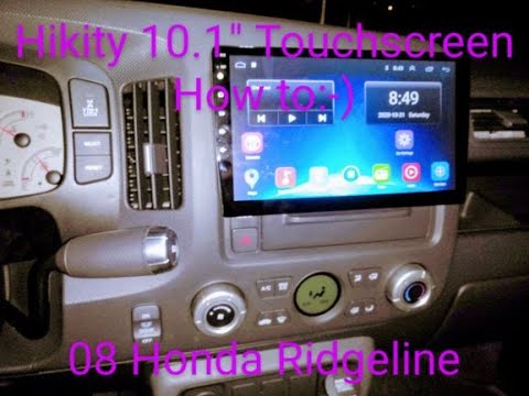 How to install touch screen stereo w/ back up camera//Honda Ridgeline 2008//Part 1
