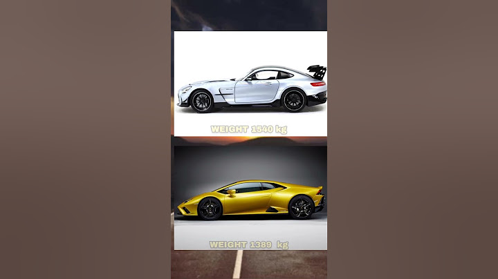 MERCEDES AMG GT VS LAMBORGHINI HURACAN EVO