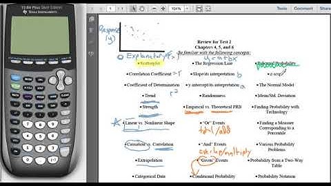 STA2023 Test 2 Review Video 1