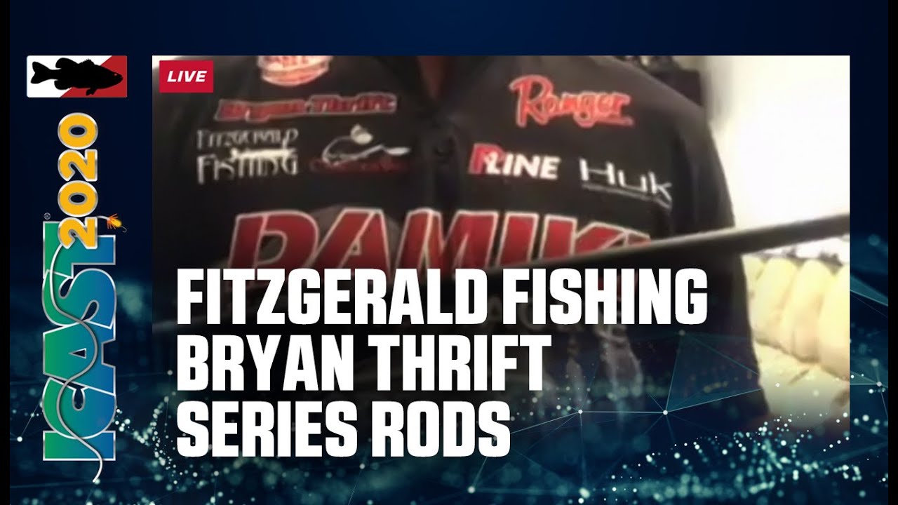 Fitzgerald Fishing Bryan Thrift Series Casting Rods with Bryan Thrift