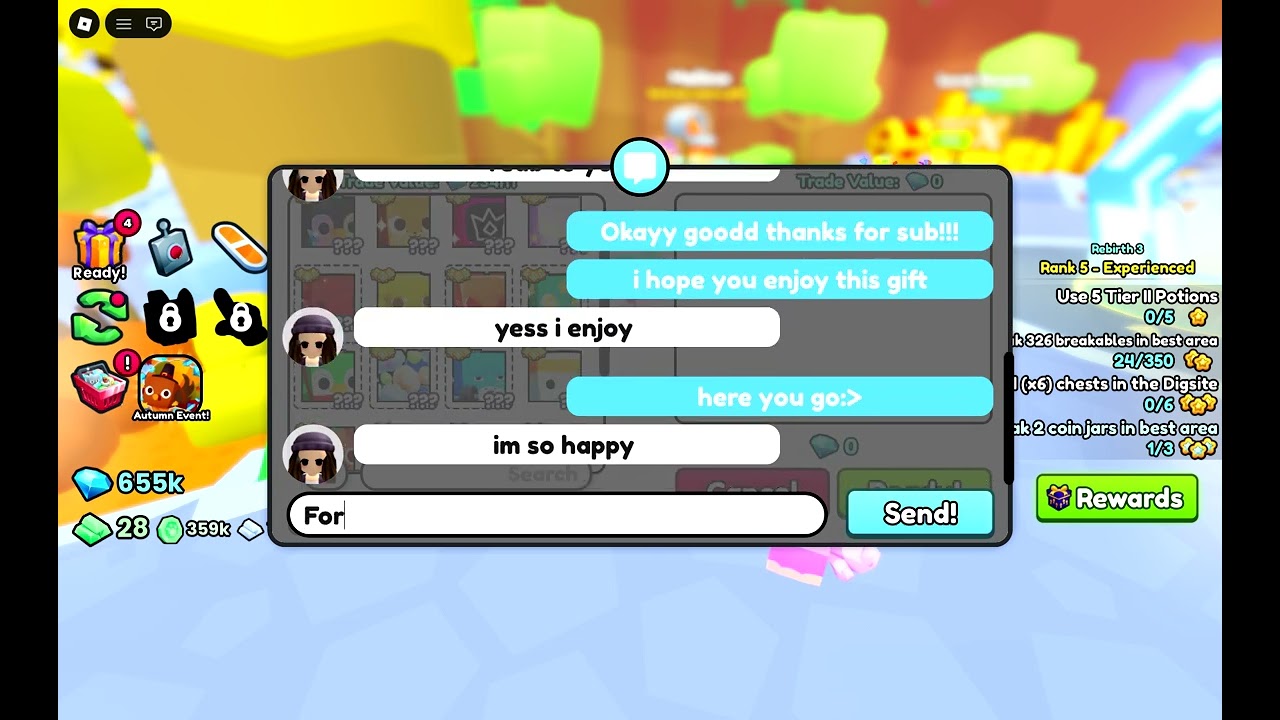 Day 1 of giving free huges to a subcr!!