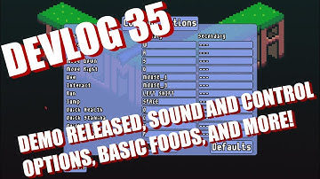 Isometria Devlog 35 - Demo Released, More Options, Basic Foods - Made with Pygame and Python