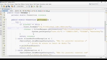 Acessando o Banco de Dados com Java (06) - Classe Conexao