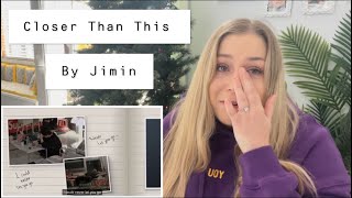 지민 (Jimin) 'Closer Than This' Official MV REACTION
