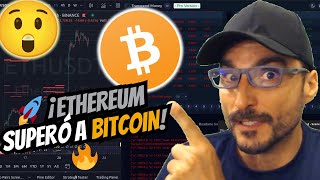 ¡Ethereum superó a Bitcoin!  Análisis Bitcoin, Ethereum y Solana