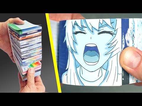 FlipAnim  Flip book animation, Blue slime, Flip book