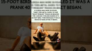 30-Pound Metal Shoes, 15-Foot 'Penguin,' and a 40-Year Secret.#shorts