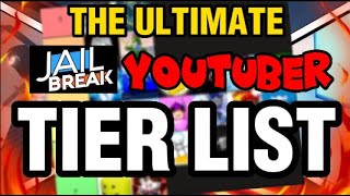 The Roblox Jailbreak YouTuber Tier List