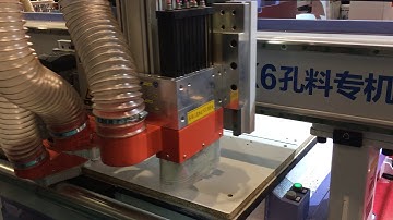 Jinan quick cnc router furniture making K6 double work stations for panel cutting and drilling