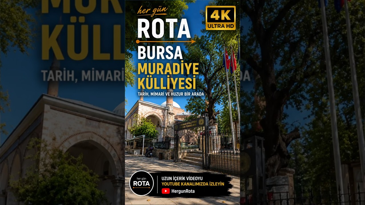 Muradiye Külliyesi Bursa  | Peaceful Ottoman Heritage | 4K