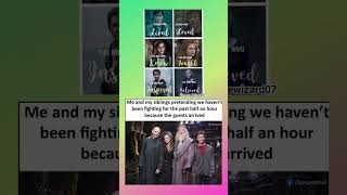 Harry Potter "The Boy Who..."Grid+ Siblings Acting Normal For Guests Meme #harrypotter #shorts#viral