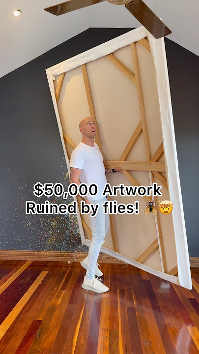 $50,000 artwork ruined by flies, but saved by nature & a new perspective on what #art truly is🪰