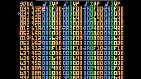 AlgoTracker | PICO-8 music tracker